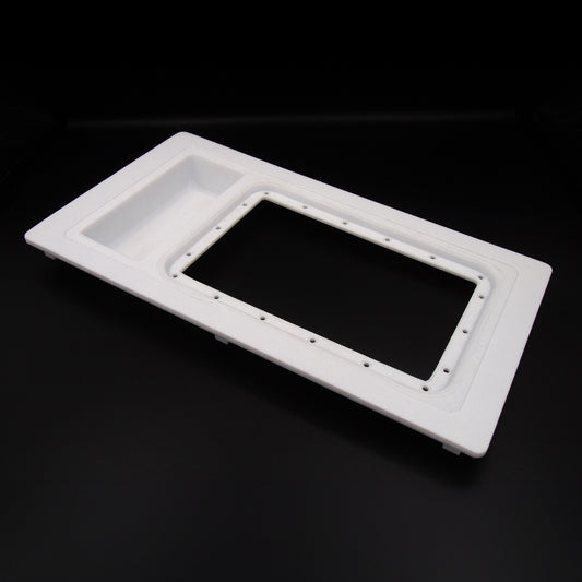 Custom 3D-printed manual shifter surround for the Nissan R31 Skyline, designed for precise fitment and seamless integration with the vehicle's interior.