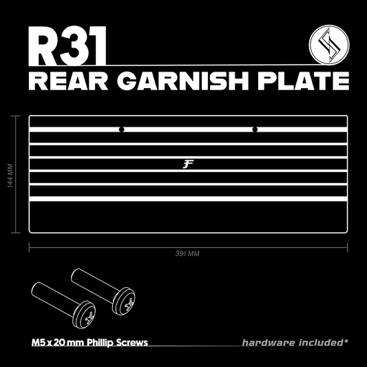 Nissan R31 Skyline - Rear Garnish Plate